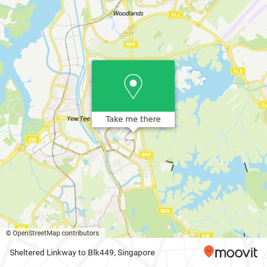 Sheltered Linkway to Blk449 map