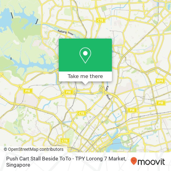 Push Cart Stall Beside ToTo - TPY Lorong 7 Market地图