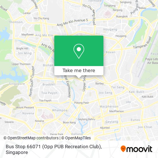 Bus Stop 66071 (Opp PUB Recreation Club) map