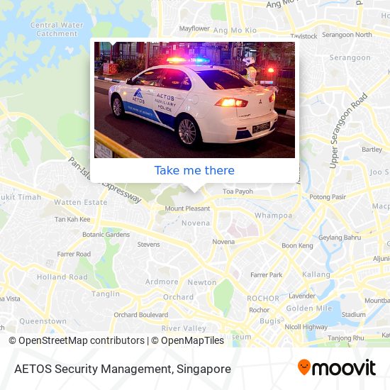 AETOS Security Management map