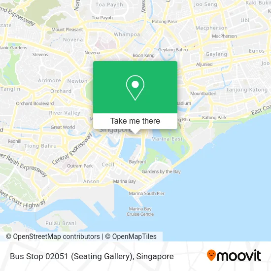 Bus Stop 02051 (Seating Gallery) map