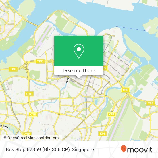 Bus Stop 67369 (Blk 306 CP)地图