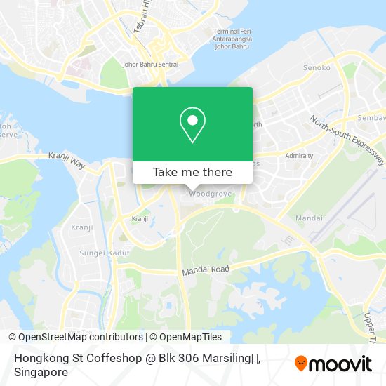 Hongkong St Coffeshop @ Blk 306 Marsiling map