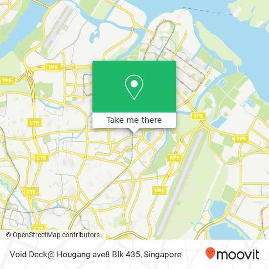 Void Deck@ Hougang ave8 Blk 435 map