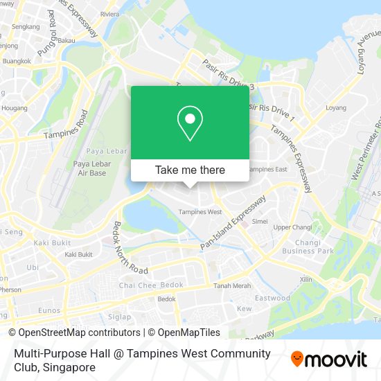 How to get to MultiPurpose Hall Tampines West Community Club in