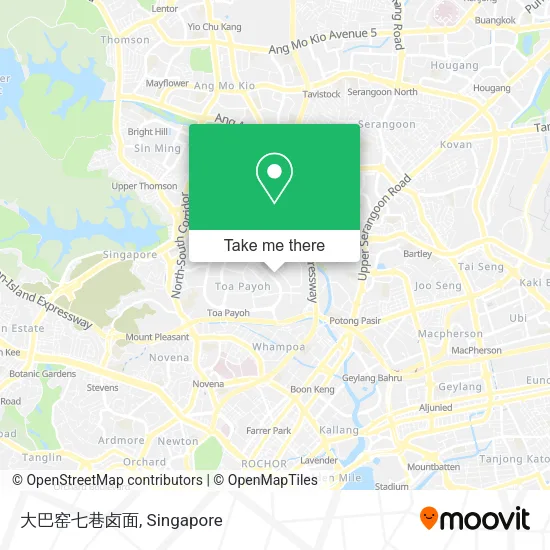 大巴窑七巷卤面地图