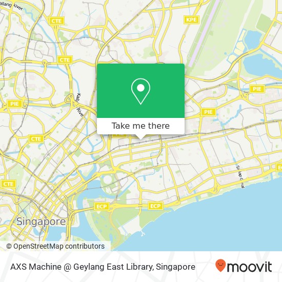 AXS Machine @ Geylang East Library map