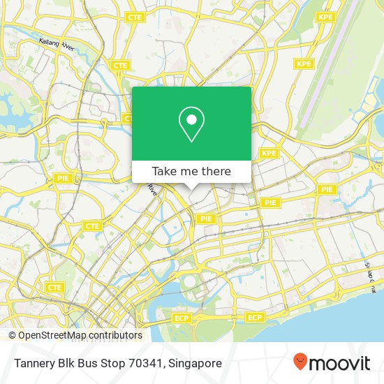 Tannery Blk Bus Stop 70341地图