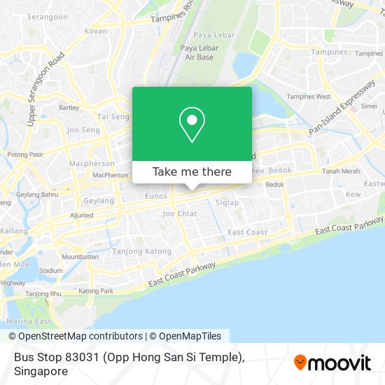 Bus Stop 83031 (Opp Hong San Si Temple) map