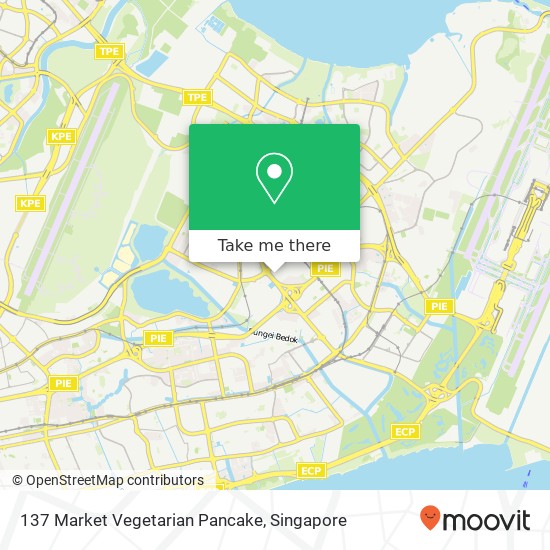 137 Market Vegetarian Pancake map