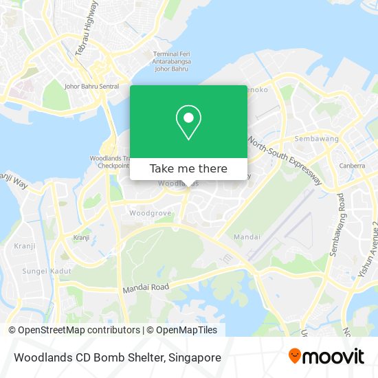 Woodlands CD Bomb Shelter map