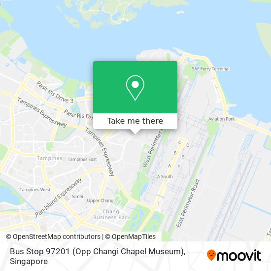 Bus Stop 97201 (Opp Changi Chapel Museum) map