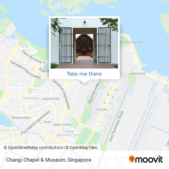 Changi Chapel & Museum map