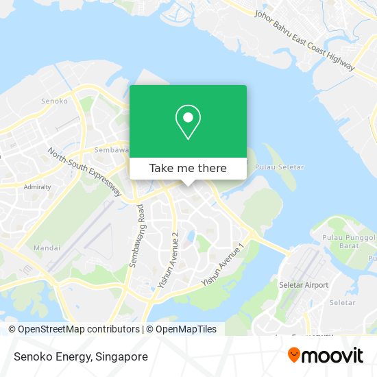 Senoko Energy map