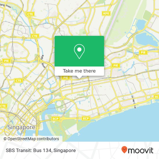 SBS Transit: Bus 134 map