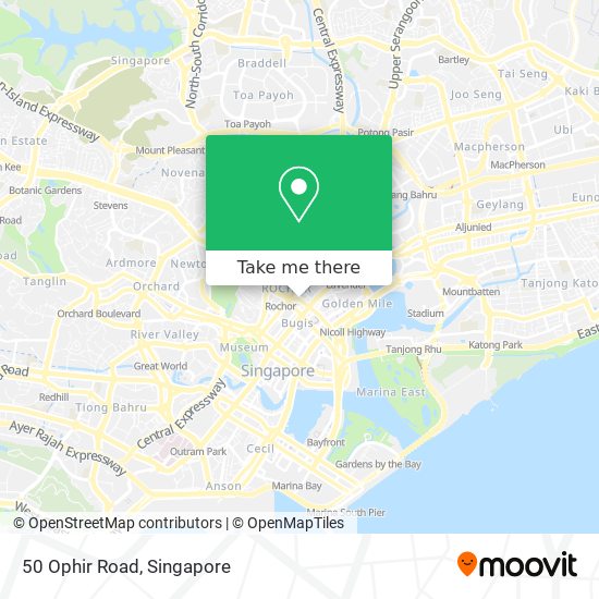 50 Ophir Road map