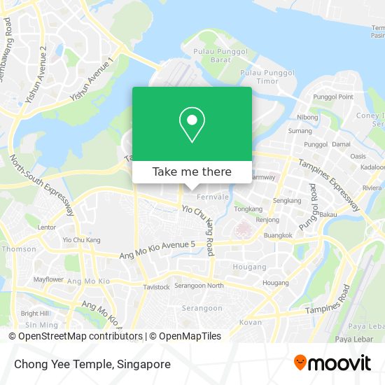 Chong Yee Temple map