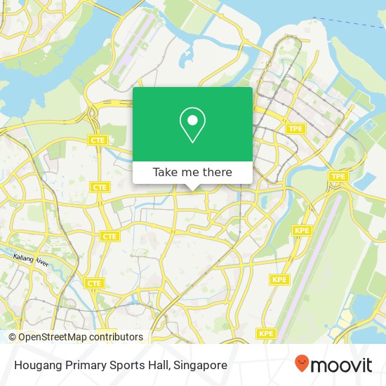 Hougang Primary Sports Hall map