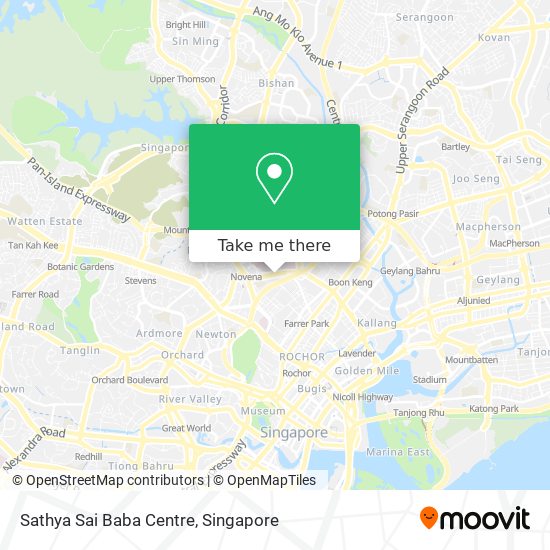 Sathya Sai Baba Centre map