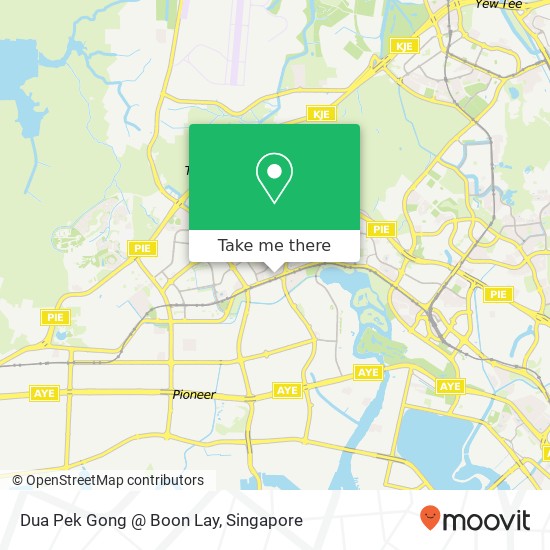 Dua Pek Gong @ Boon Lay地图