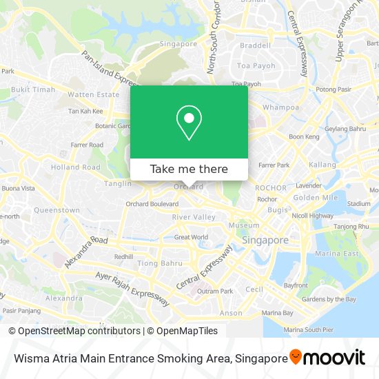 Wisma Atria Main Entrance Smoking Area map
