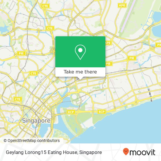 Geylang Lorong15 Eating House map