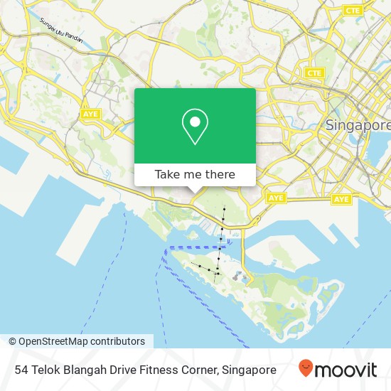 54 Telok Blangah Drive Fitness Corner地图