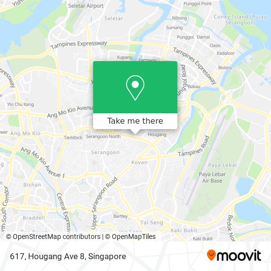 617, Hougang Ave 8 map