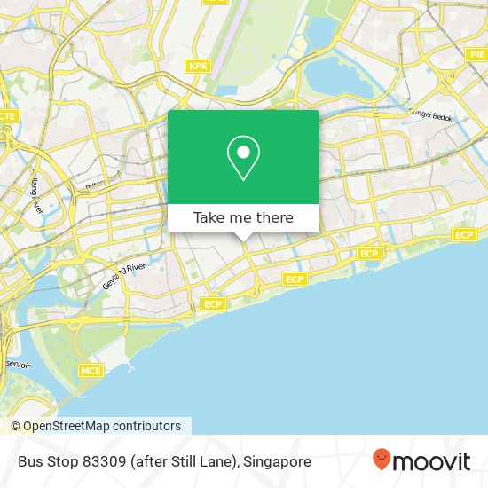Bus Stop 83309 (after Still Lane) map