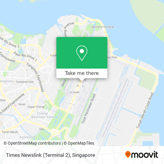 Times Newslink (Terminal 2) map