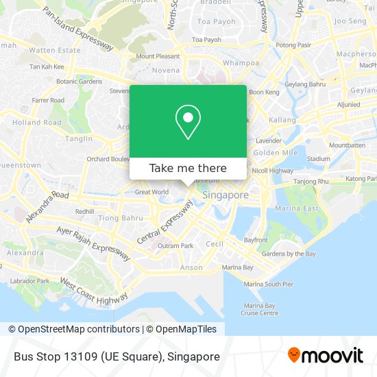 Bus Stop 13109 (UE Square) map