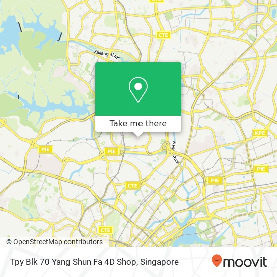 Tpy Blk 70 Yang Shun Fa 4D Shop map