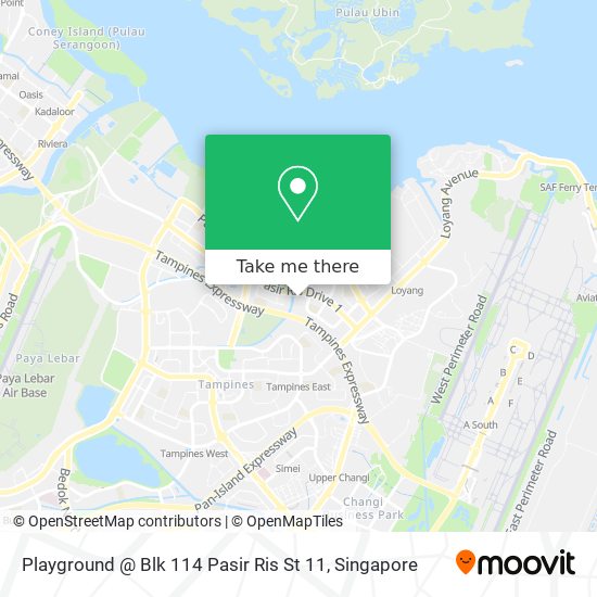Playground @ Blk 114 Pasir Ris St 11 map