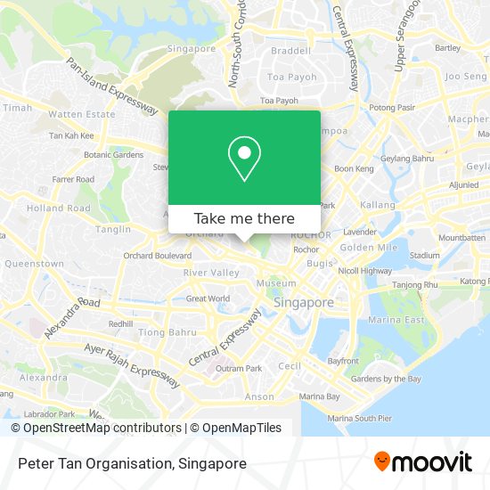 Peter Tan Organisation map