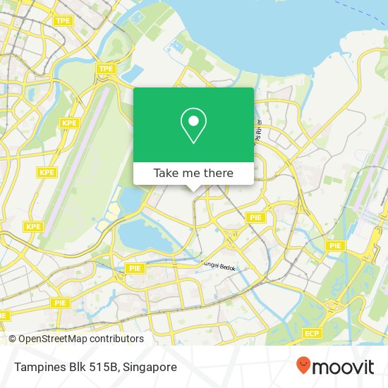 Tampines Blk 515B地图