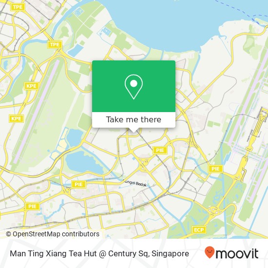 Man Ting Xiang Tea Hut @ Century Sq map