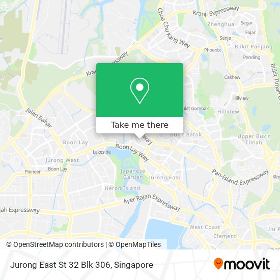 Jurong East St 32 Blk 306 map