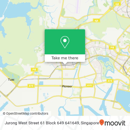 Jurong West Street 61 Block 649 641649地图