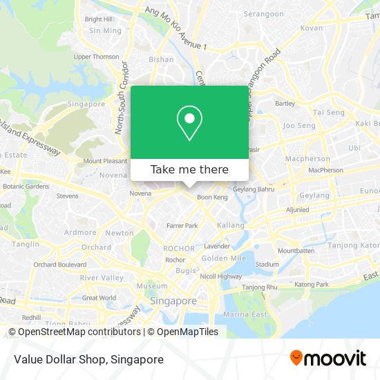 Value Dollar Shop map