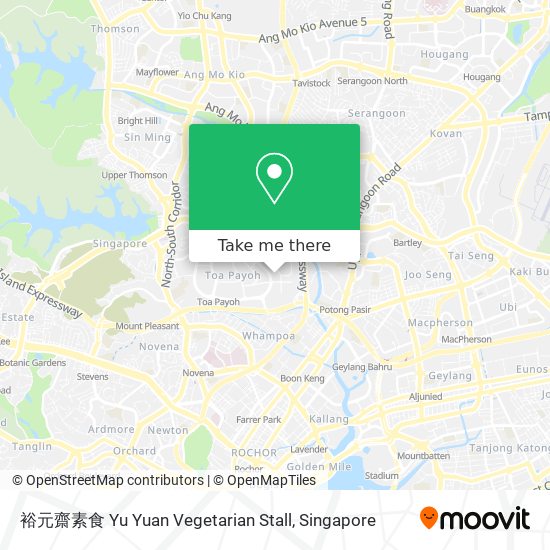 裕元齋素食 Yu Yuan Vegetarian Stall地图