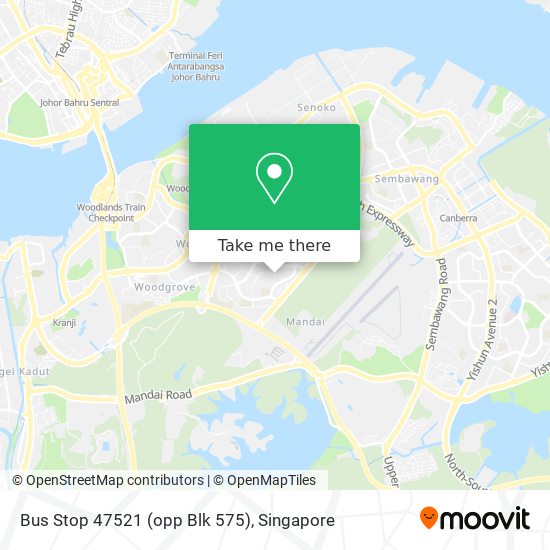 Bus Stop 47521 (opp Blk 575)地图