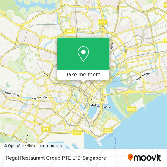 Regal Restaurant Group PTE LTD map