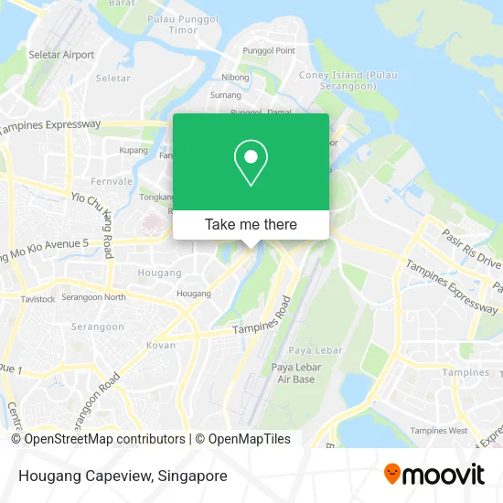 Hougang Capeview地图