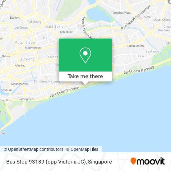 Bus Stop 93189 (opp Victoria JC) map