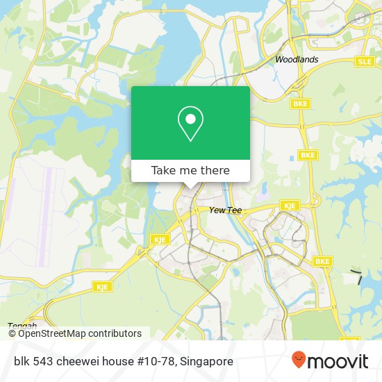 blk 543 cheewei house #10-78 map