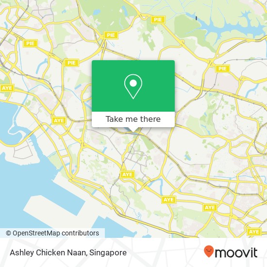 Ashley Chicken Naan map