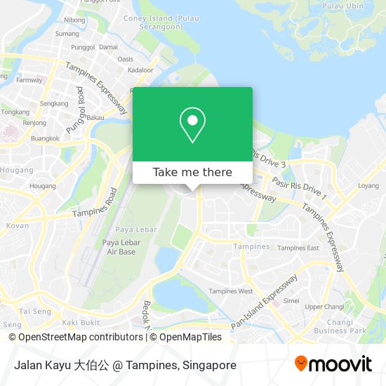 Jalan Kayu 大伯公 @ Tampines map
