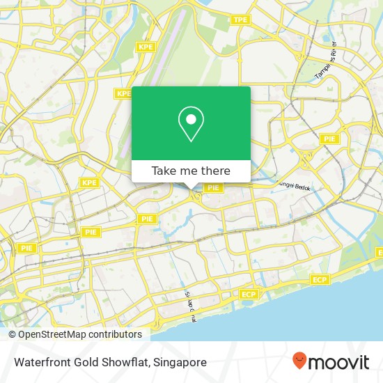 Waterfront Gold Showflat map