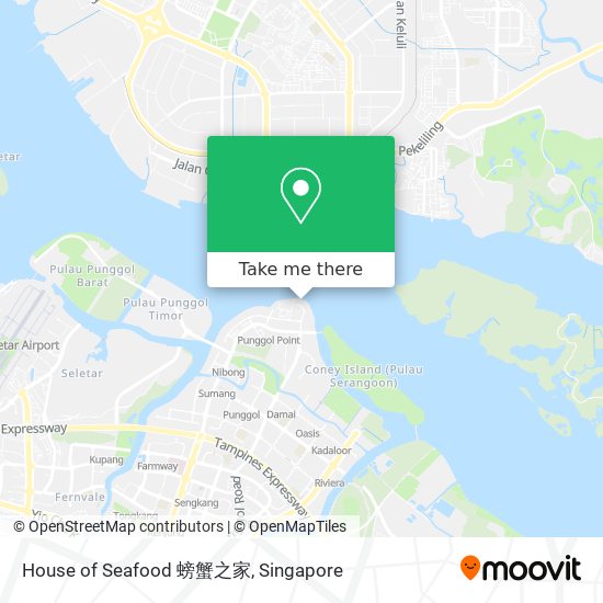 House of Seafood 螃蟹之家地图