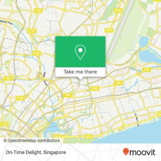On-Time Delight map